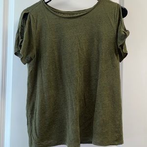 Olive green shirt